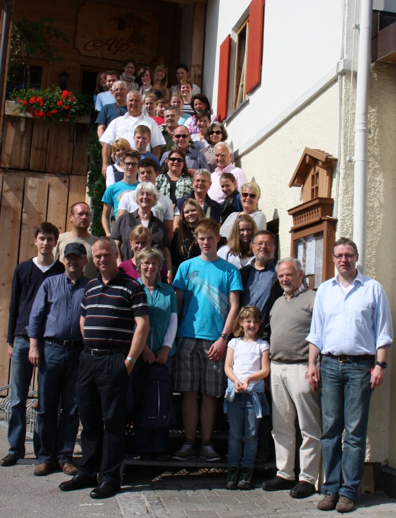 Gruppenfoto: Fahrt nach Pfronten (23.-26.06.2011)