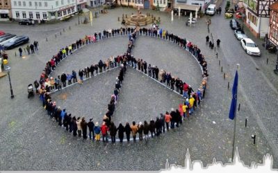 Friedenskundgebung auf dem Groß-Umstädter Marktplatz