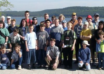 Gruppenbild: Fahrt an den Brombachsee (08.-12.05.2002)