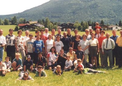 Gruppenbild Fahrt nach Inzell (01.-04.06.2000)