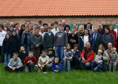 Gruppenbild: Fahrt an die Nordsee (05.-08.05.2005)