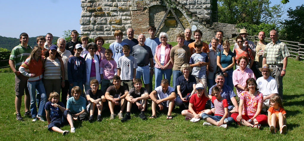Gruppenbild: Fahrt nach Pappenheim (06.-09.06.2007)