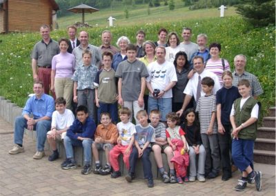 Gruppenbild: Fahrt nach Rittersgrün (24.-27.05.2001)