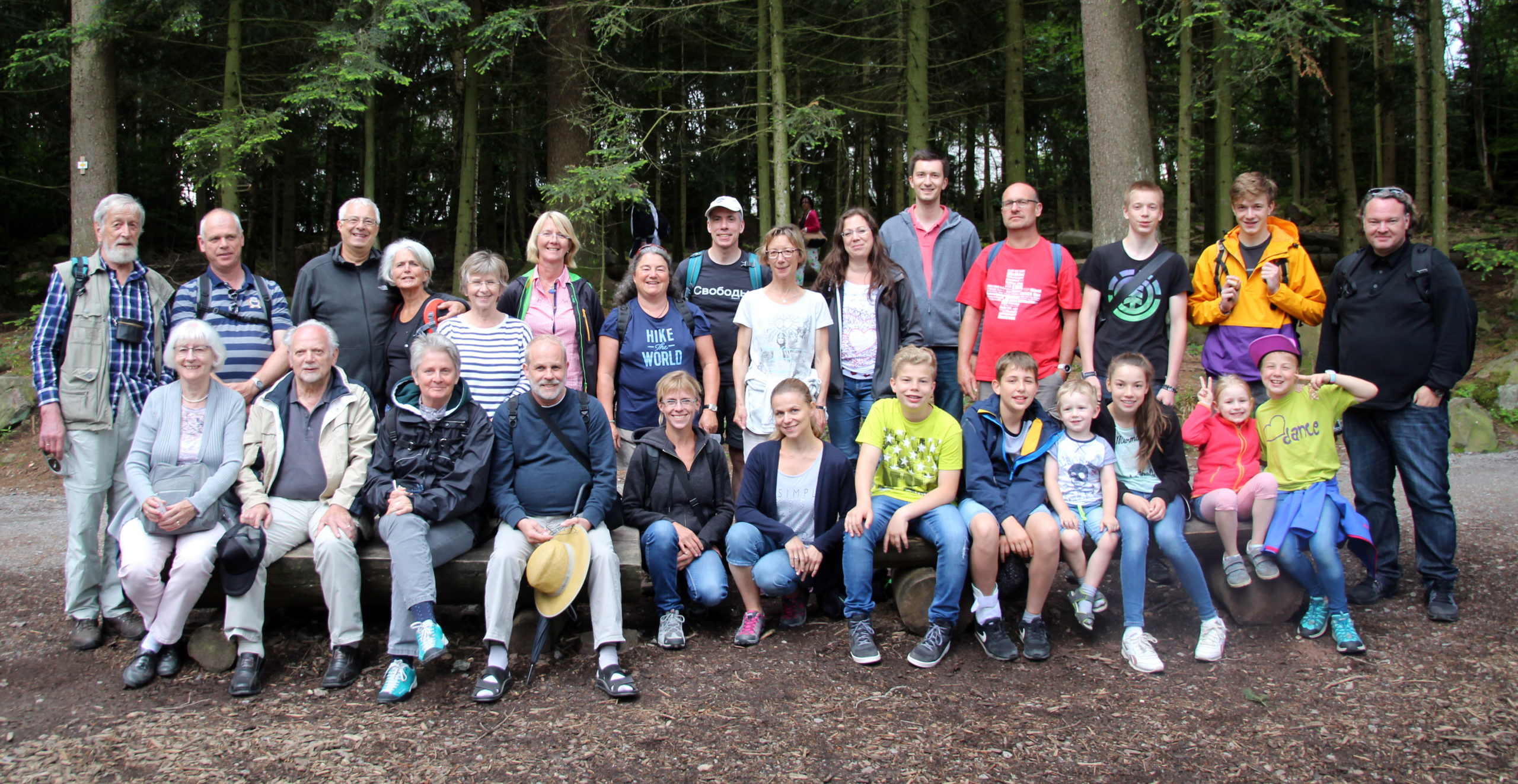 Gruppenbild: Jahresfahrt in den Schwarzwald (31.05.-03.06.2018)